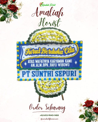 Papan Bunga Duka di Ampenan Selatan