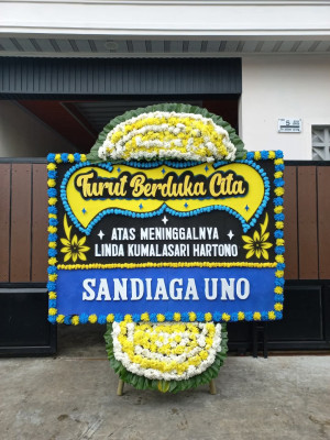 Papan Bunga Duka di Ampenan Selatan